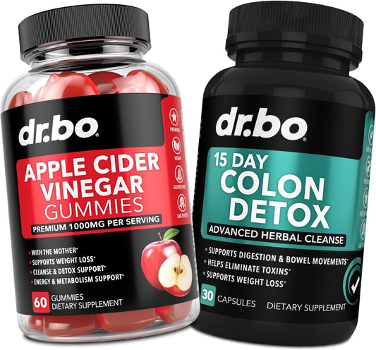 Apple Cider Gummies + Colon Detox - Gut Health Combo