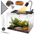 AZV Habitat Terrarium Enclosure - Compact Starter Reptile Tank