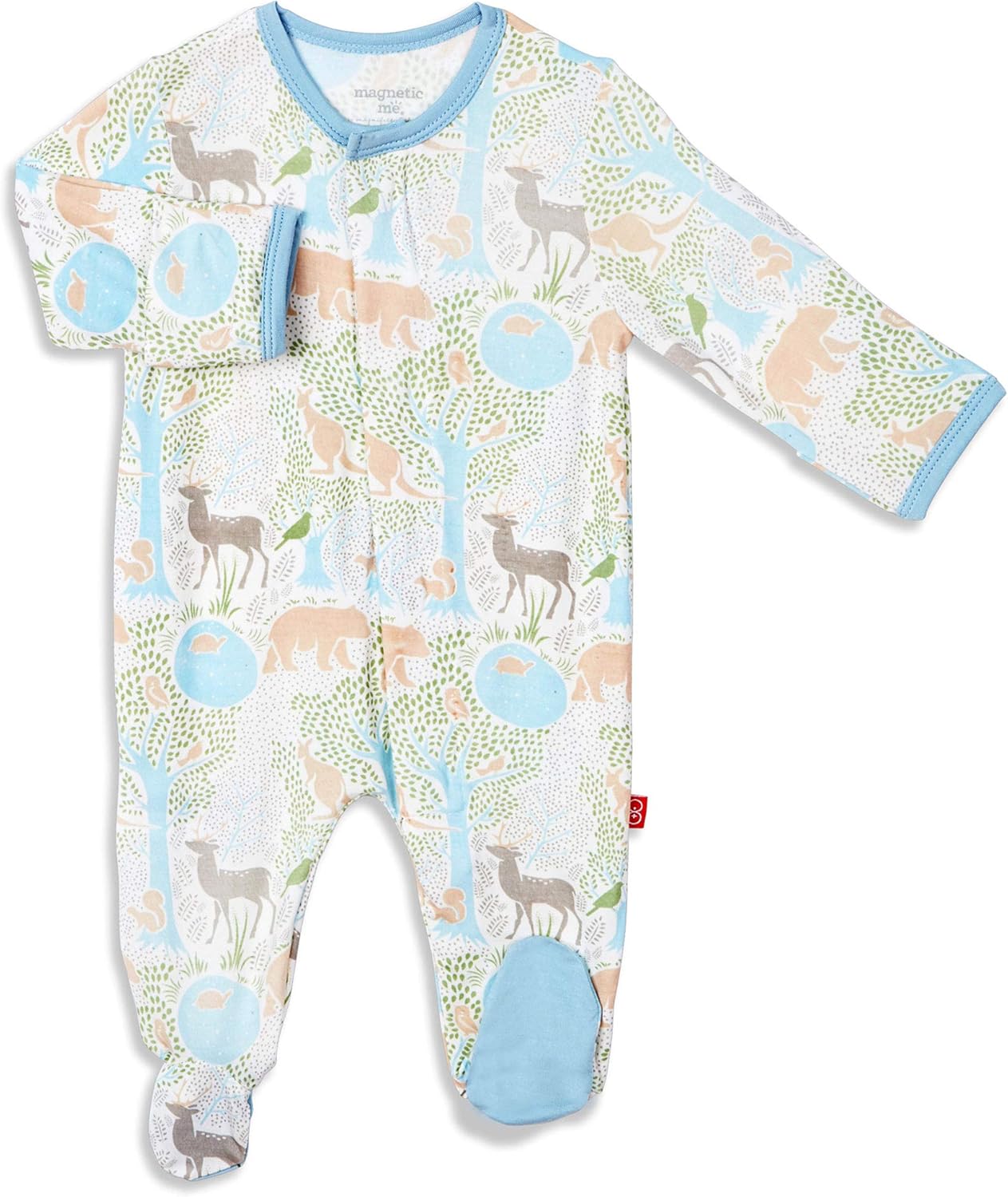 Magnetic Me Footie Pajamas for Easy Baby Sleepwear Changes