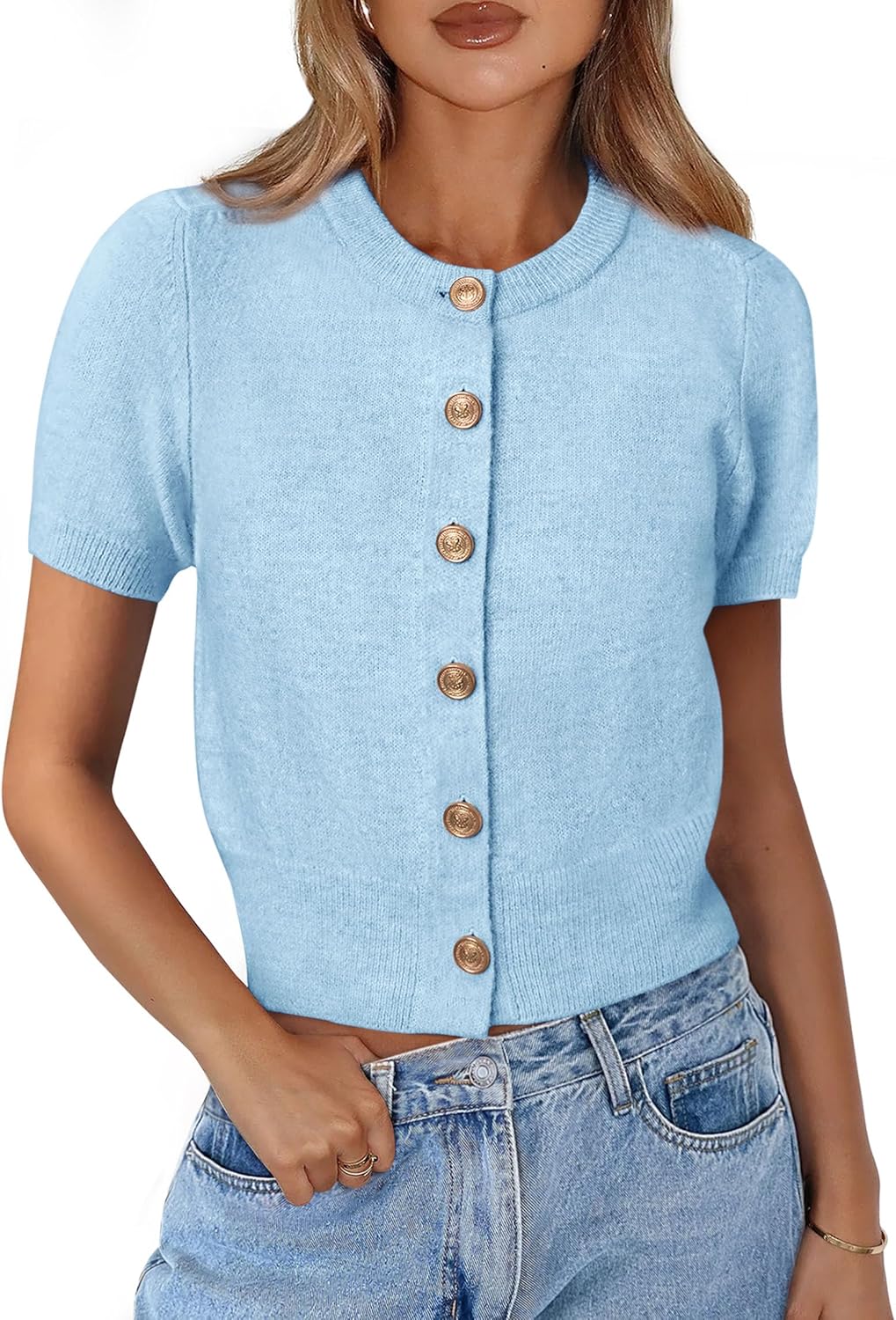 PRETTYGARDEN Womens Casual Summer Short Sleeve Cardigans 2025