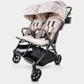 Lightweight Double Side by Side Stroller - Compact 9.5ft Fold