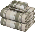 King Size Flannel Sheets Set - Deep Pocket 16ft Fitted King
