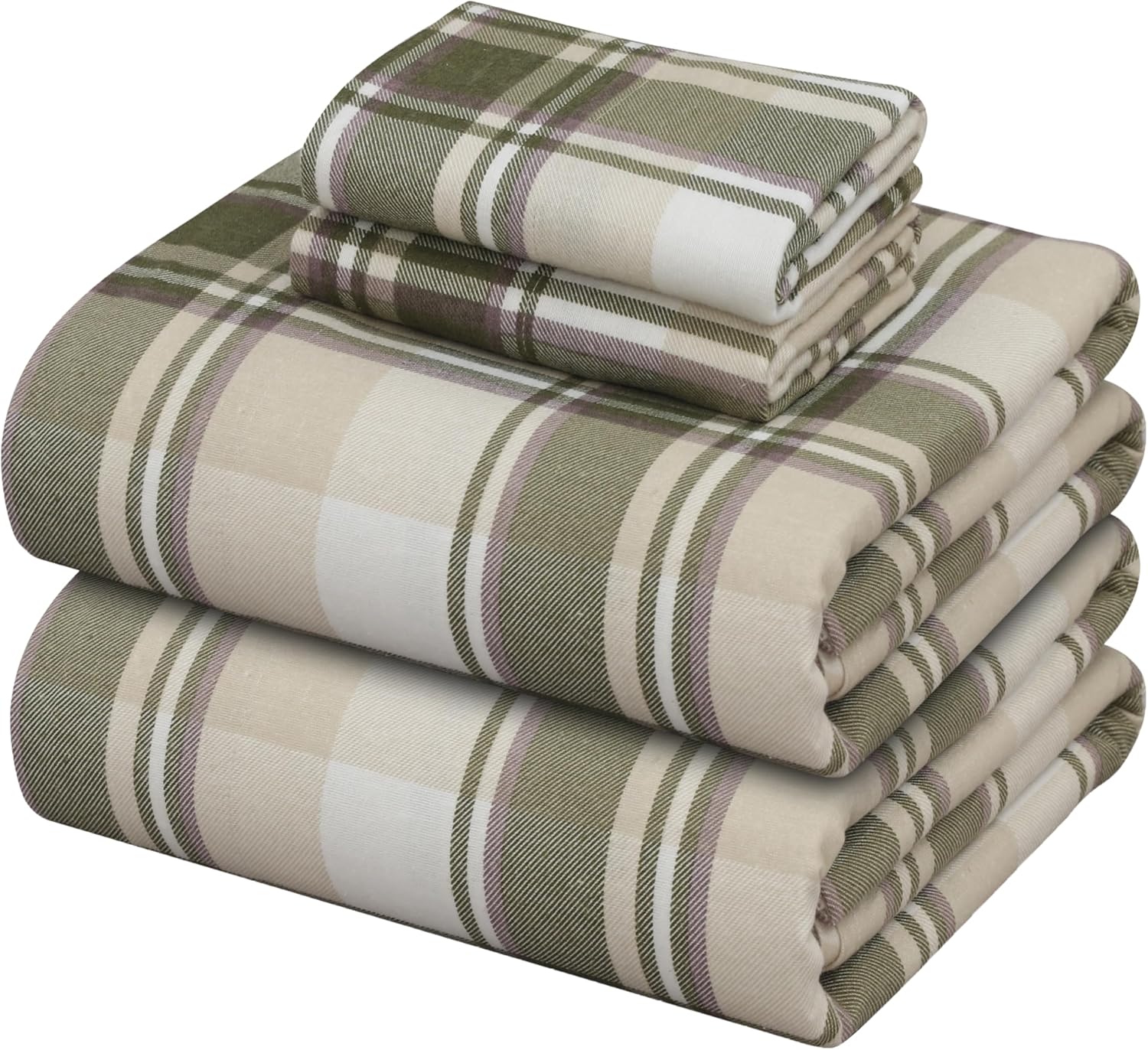 ZOYER Flannel Sheets King Size Set for Cozy Winter Nights