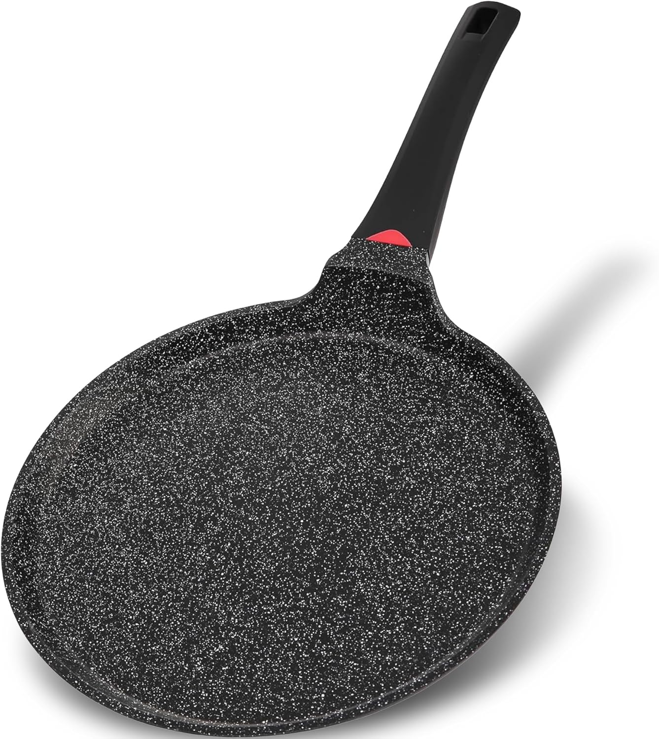 Non Stick 11 Granite Crepe Pan - Lightweight Dosa Pan - Induction Compatible - PFOA Free