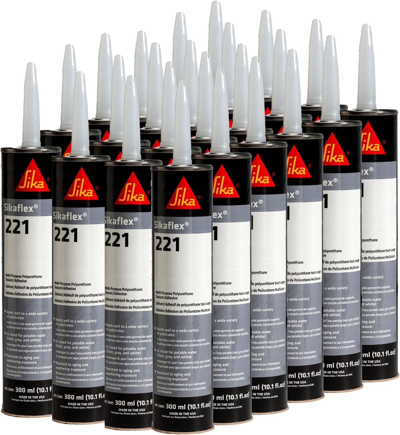 Sika Sikaflex-221 Aluminum Gray Multi-Purpose Sealant Adhesive