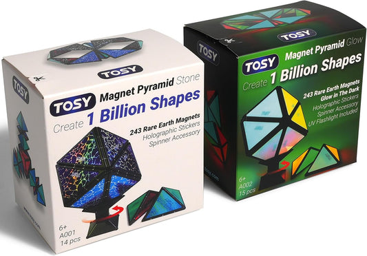 TOSY Magnet Pyramid - Transform 1 Cube into 1 Billion Shapes