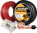 1/0 Gauge Battery Cable Wire CCA Amp Wiring Kit 40FT - Complete Power