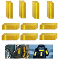 Non Fading Yellow Reflective Stickers 2 in x 6 in - High Visibility