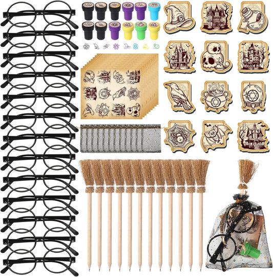 144 Pcs Wizard Party Favors for Magical Birthday Celebrations