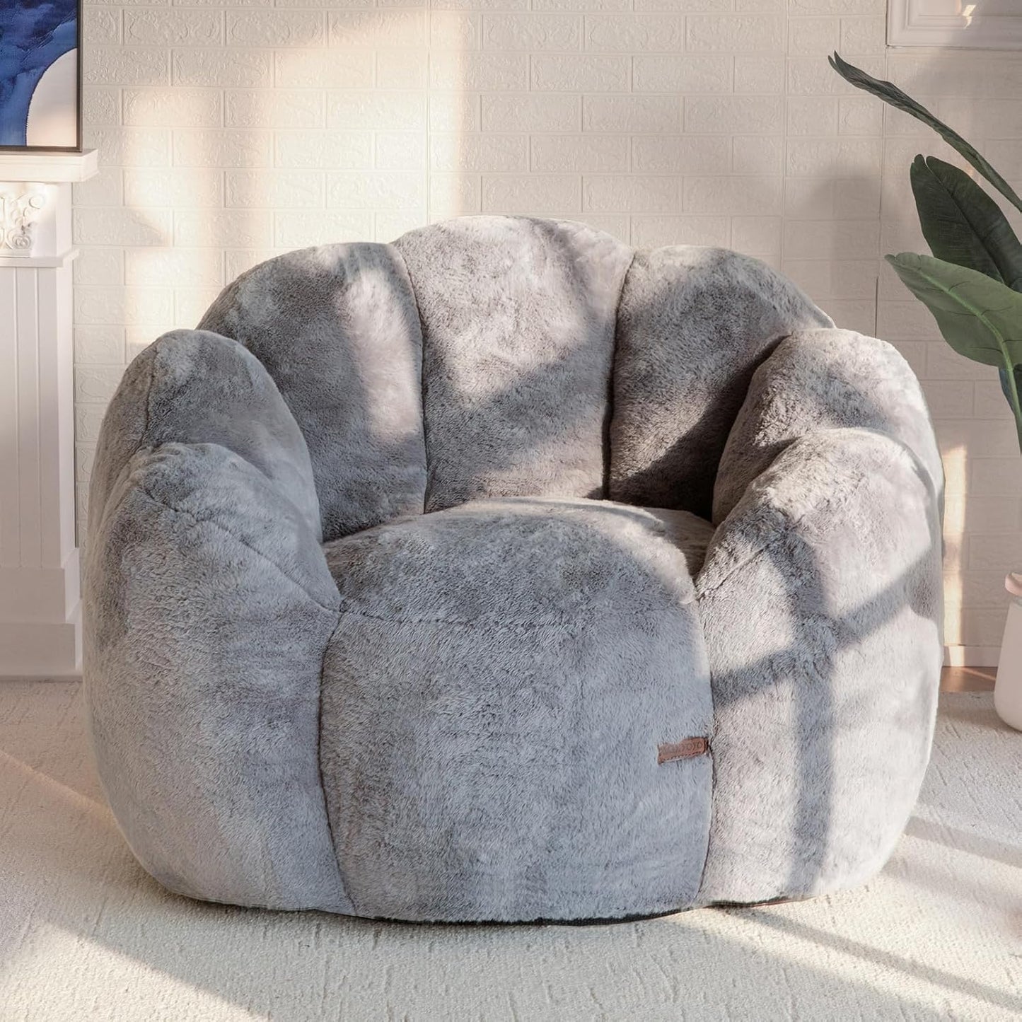 MAXYOYO Floral Shaped Bean Bag Chair - Luxe Comfort