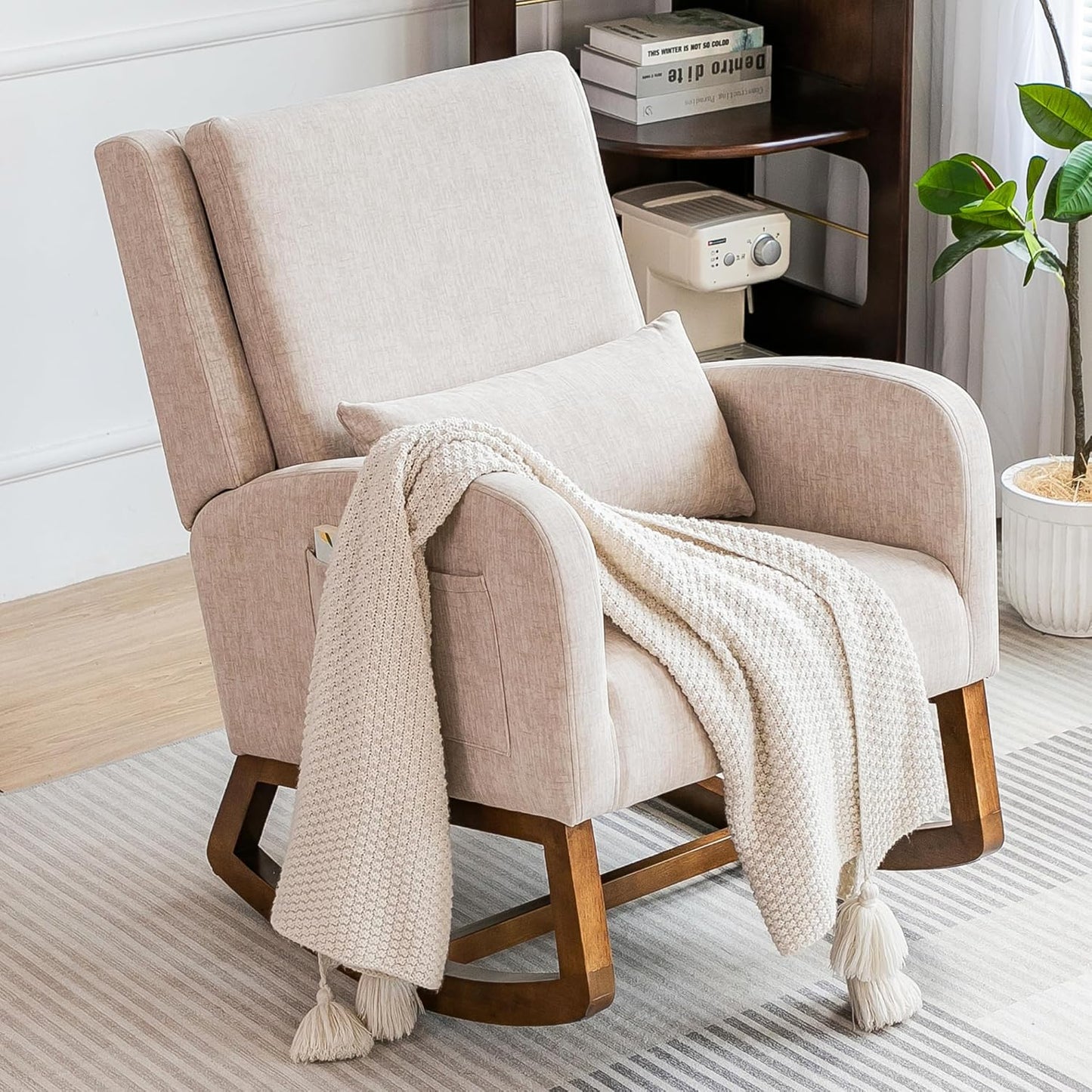 COCO DESIGN Ergonomic Rocking Chair for Ultimate Comfort