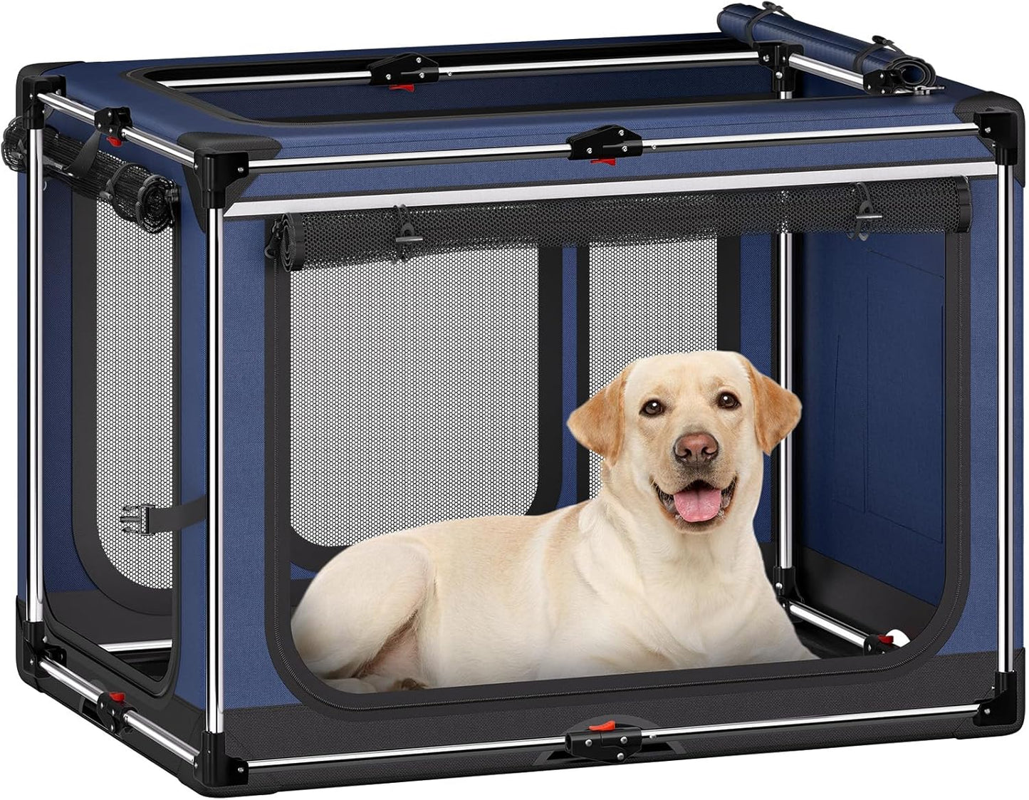Collapsible Dog Crate for Extra Large Dogs - Portable & Soft