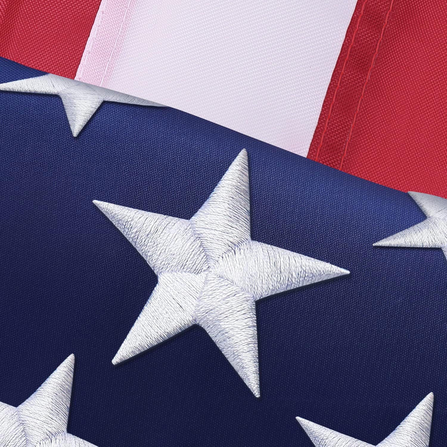American Flag 8x12 FT Outdoor - Deluxe Heavy Duty USA Flag