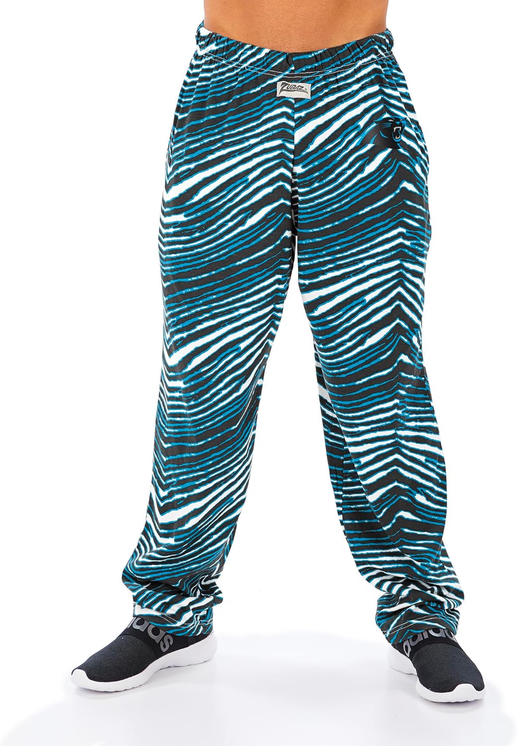 Zubaz NFL Men's Classic Zebra Print Team Logo Pants for Fans