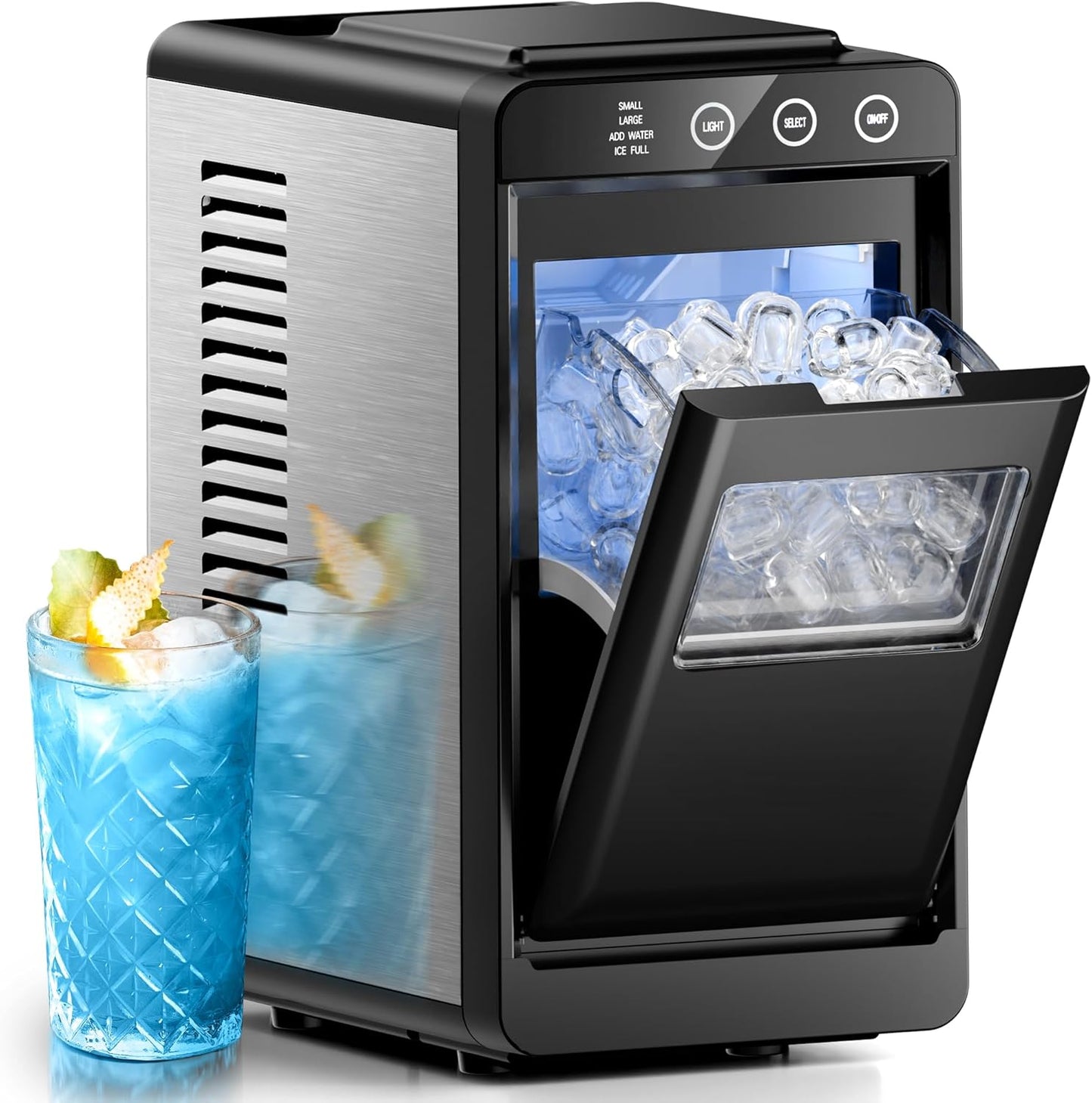 Portable Ice Maker Machine for Home and Office with Self-Cleaning