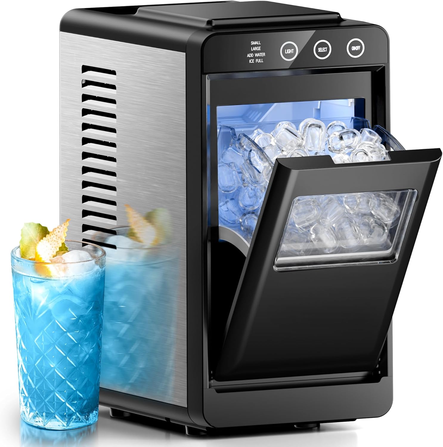 Portable Ice Maker Machine for Home and Office with Self-Cleaning