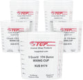 Custom Shop 5-Quart Mixing Cups for Automotive Painting and Crafts
