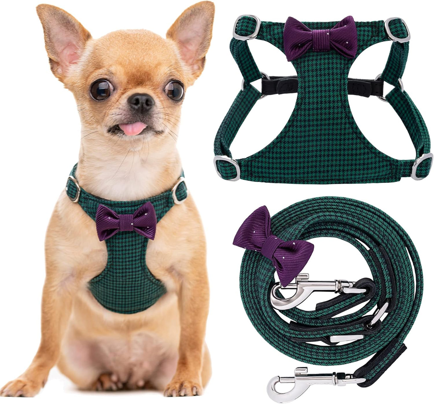 Puppytie No Pull XS Dog Harness with Multifunction Leash