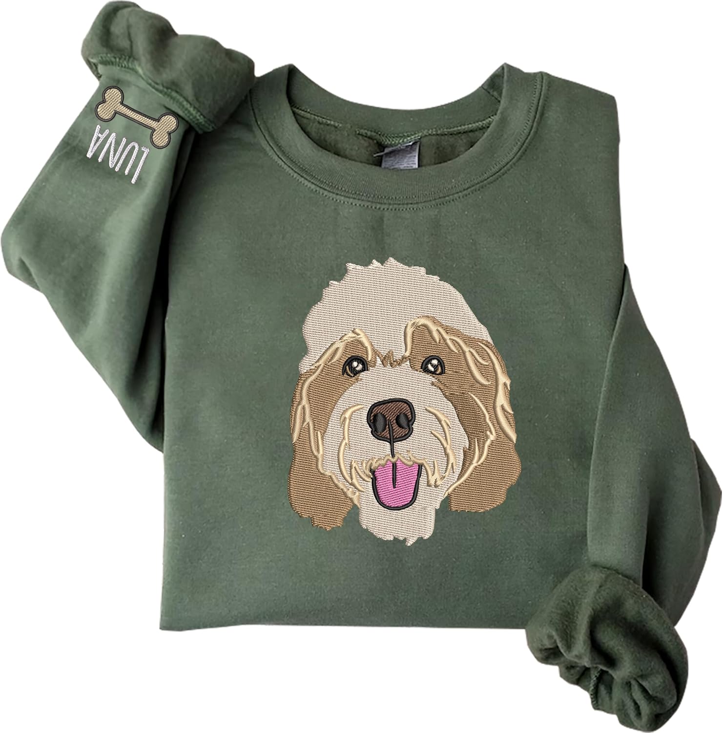 Personalized Pet Portrait Sweatshirt | Unique Dog Lover Gift