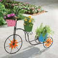 BAYN Bicycle Planter Stand Tricycle Planter - Colorful Outdoor Accent
