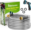 Garden Hose 75 ft Stainless Steel Metal Hose - No-Kink, Rust Proof