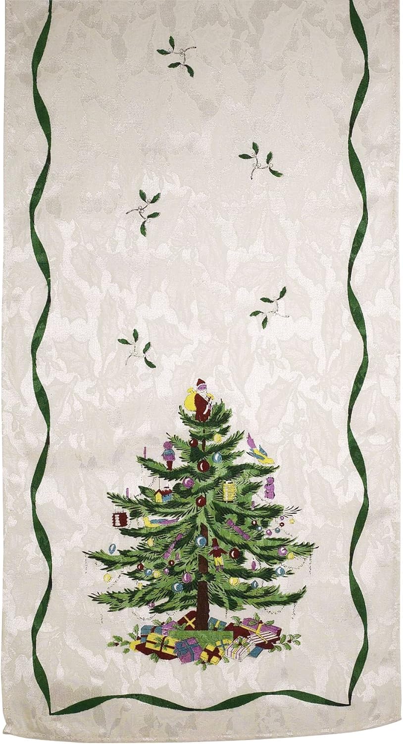 Spode Table Runner for Holiday Kitchen Decor, 14in x 72in