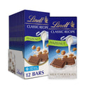 Lindt CLASSIC RECIPE Hazelnut Milk Chocolate Bar (12 Pack) - Smooth