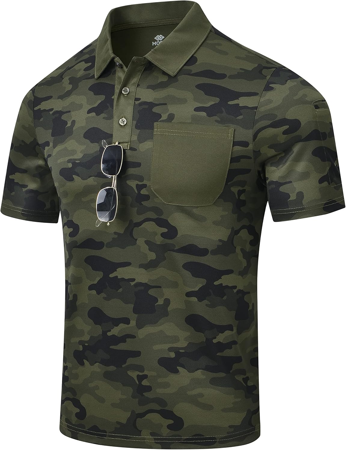 MoFiz Camo Polo: Lightweight & Dry Fit