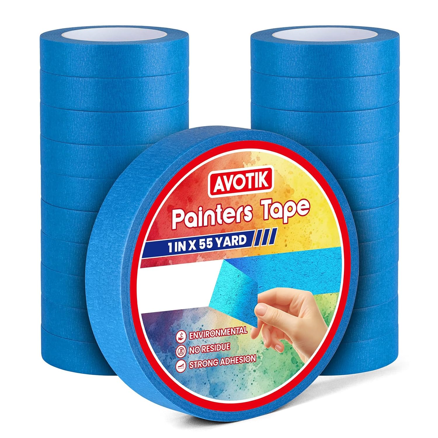 Blue Painters Tape for Clean Lines and Easy Application