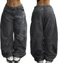 EMMIOL Women Boyfriends Hip Hop 90s Vintage Baggy Jeans