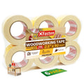 Double Sided Woodworking Tape 2.5 in x 90 ft 6-Pack - Strong