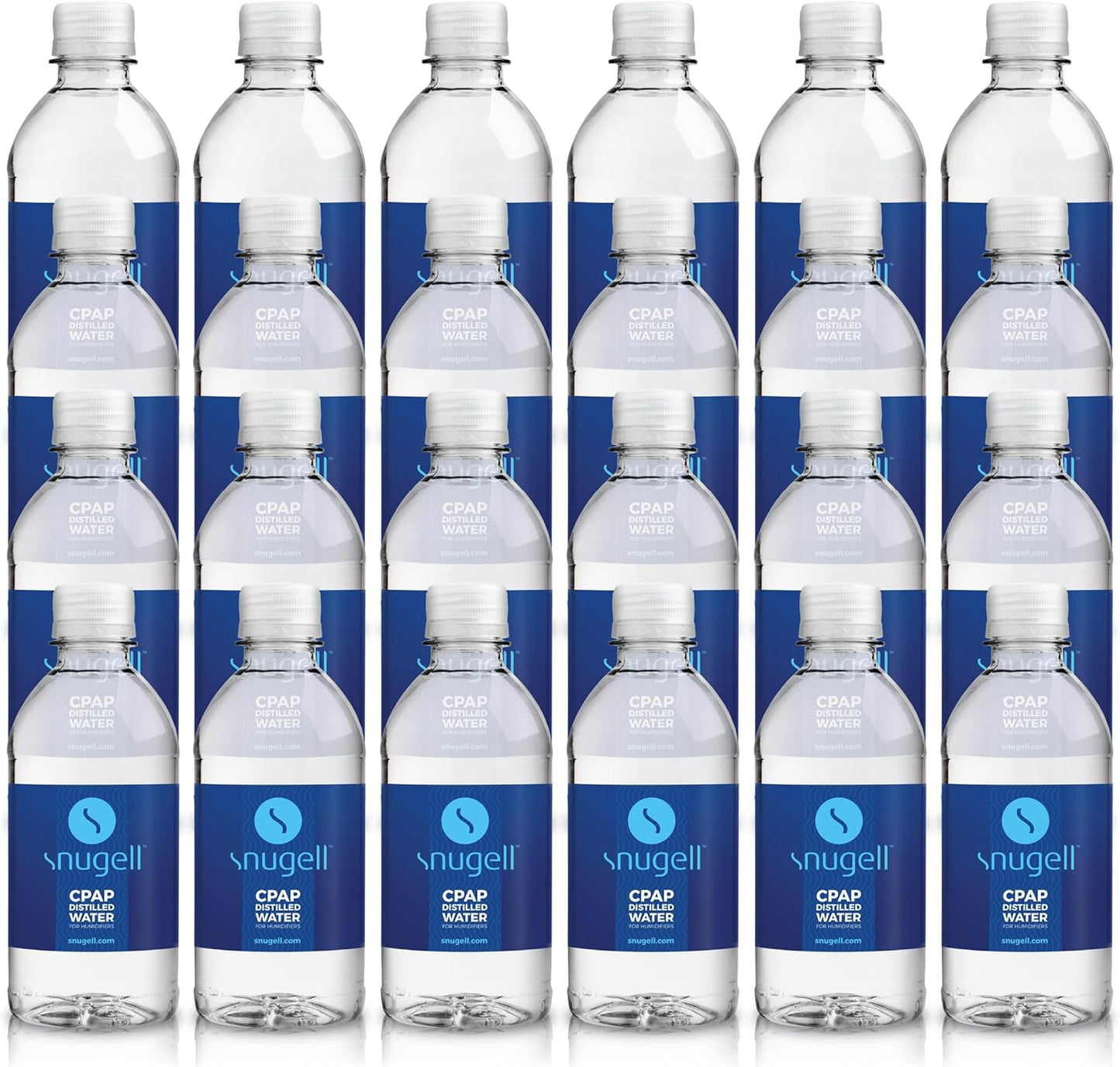Snugell Distilled Water for CPAP Machines - Travel Size Bottles