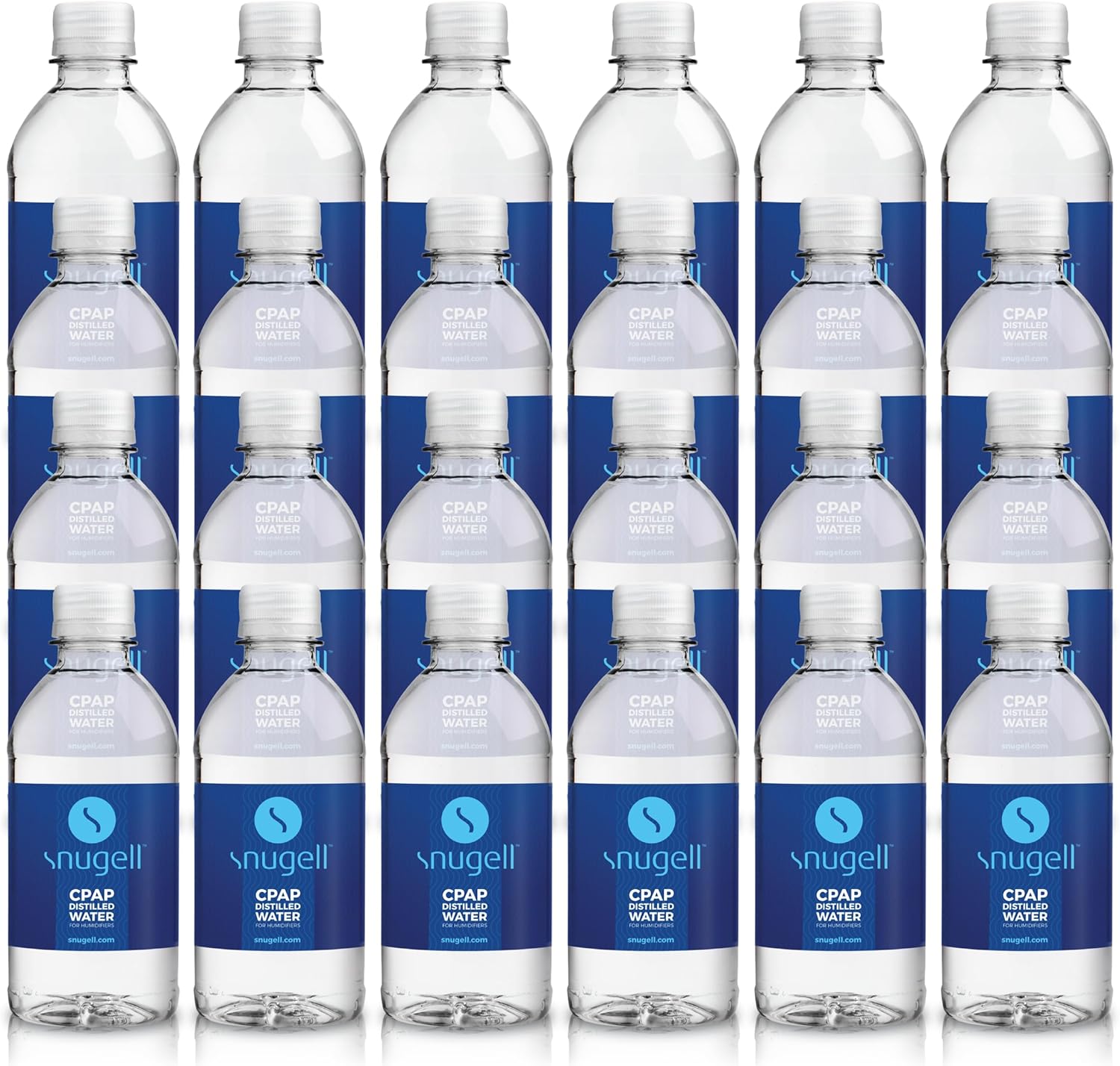 Snugell Distilled Water for CPAP Machines - Travel Size Bottles