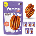 Crunchy Joy Pecans Halves Low Sugar Healthy Dessert Snack - Pack of 6