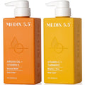 Vitamin C Cream + Argan Oil Anti Aging Bundle - Brighten & Hydrate