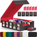 Kabinka Trading Card Storage Box with Commander Display - Large 5-Row