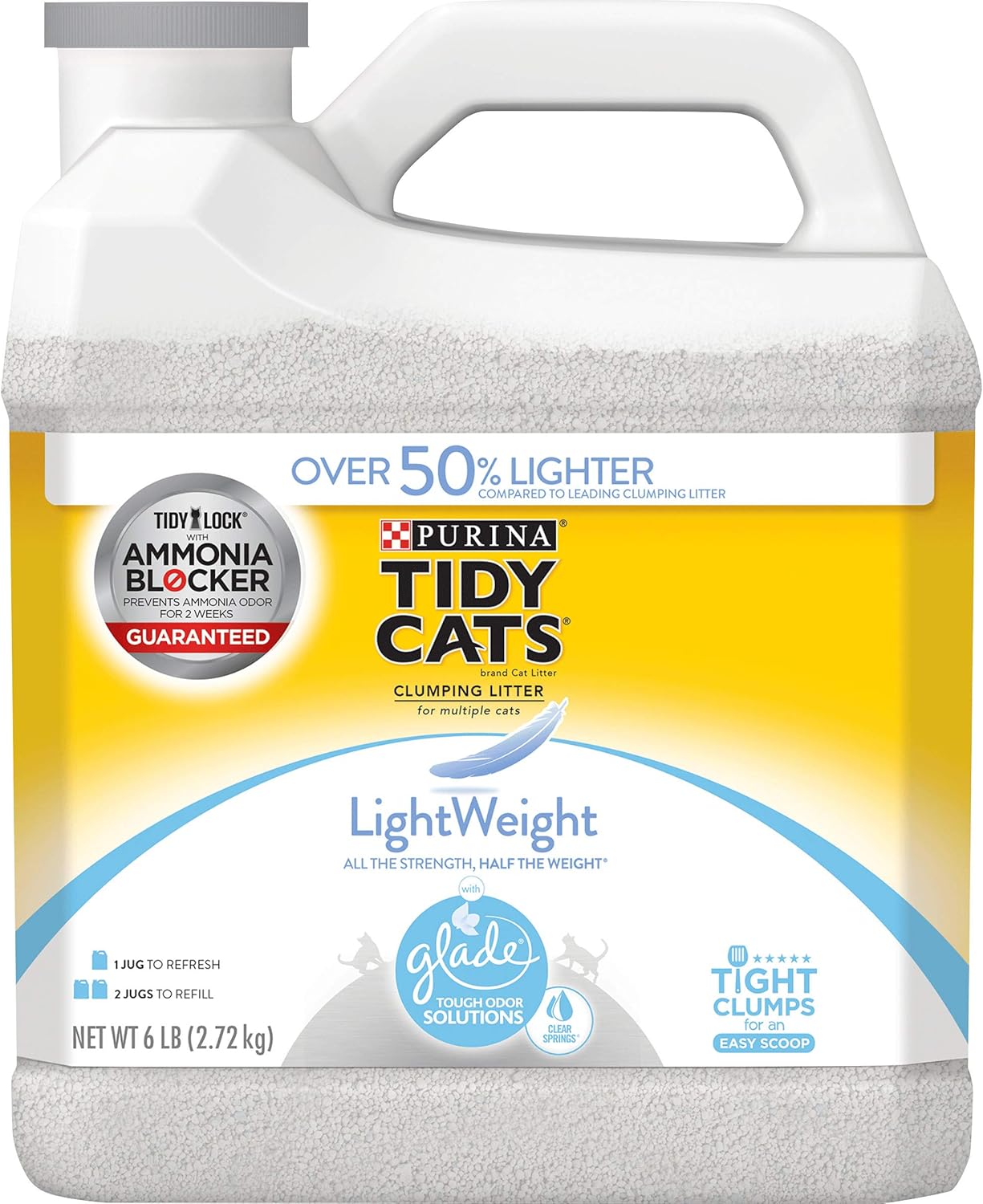 Purina Tidy Cats Lightweight Clumping Cat Litter - 6 lb Jug