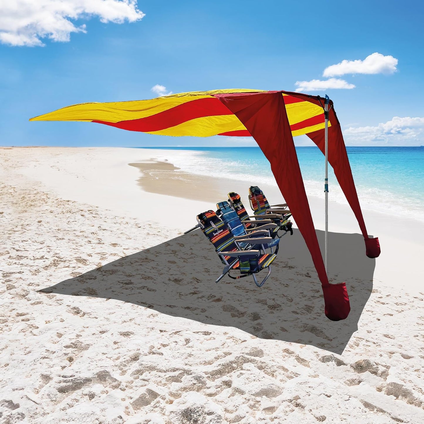 Ultimate Sun Shelter UPF 50+ - Easy Setup - Fits 1-8 People