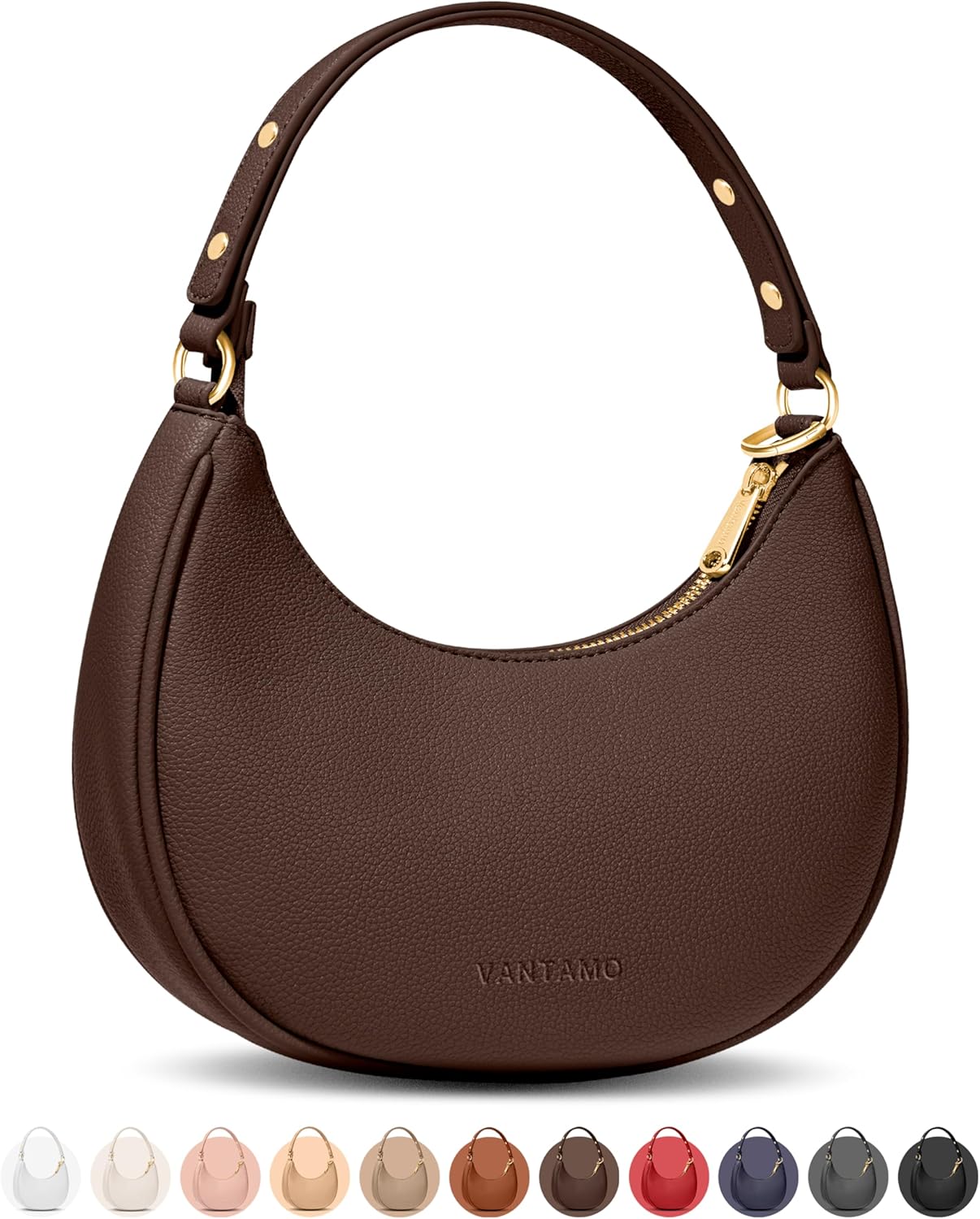 Vantamo Crescent Bags for Women with RFID Protection and Style