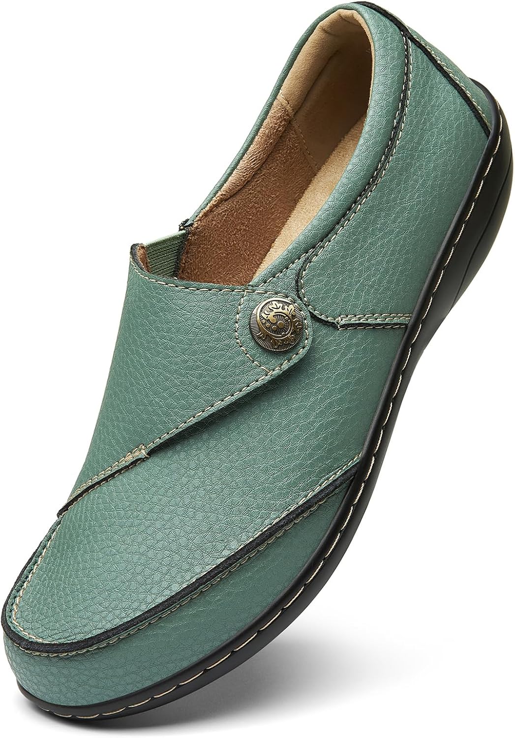 Geoeleph Women's Loafers Casual Slip-Ons for All-Day Comfort