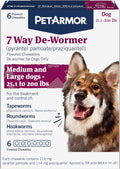 PetArmor 7 Way De-Wormer for Dogs - Fast Broad Spectrum Relief
