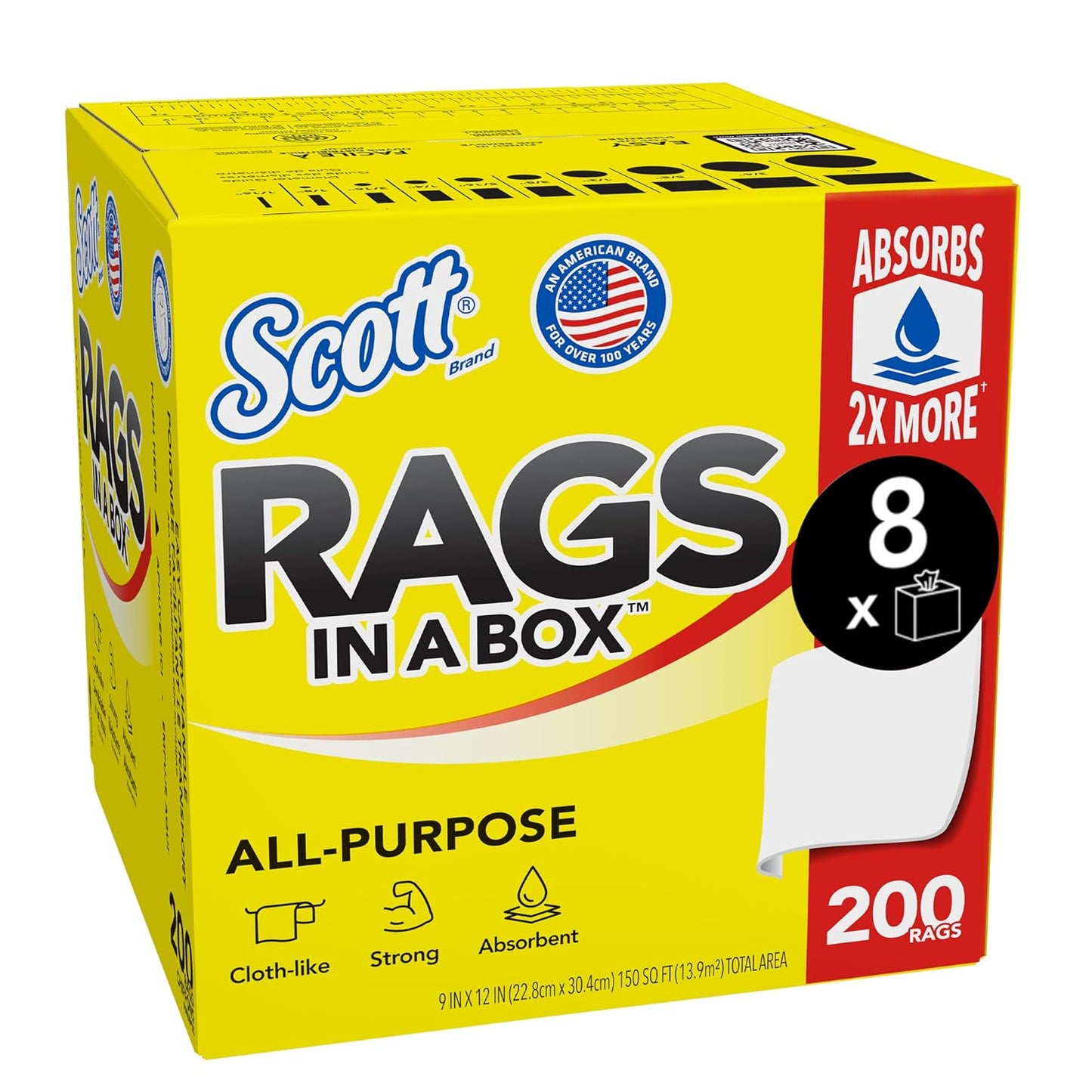 Scott Rags In A Box All-Purpose Towels for Every Cleaning Need