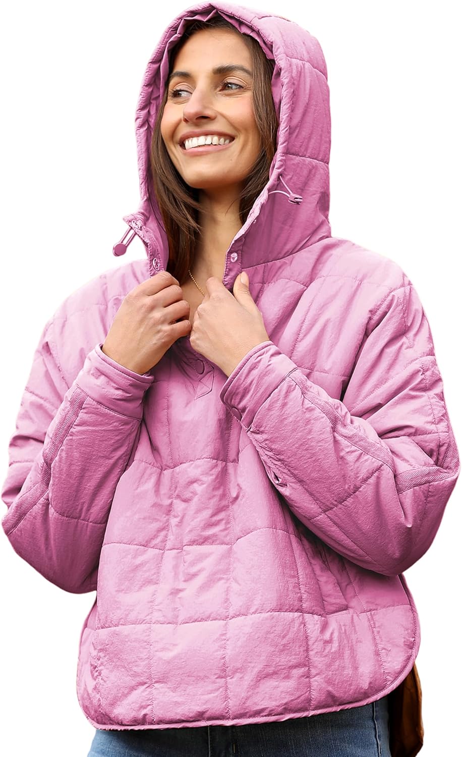 AMEBELLE Oversized Puffer Jacket - Lightweight Warmth