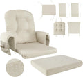 Glider Rocker Replacement Cushions with Storage Pocket - Supportive