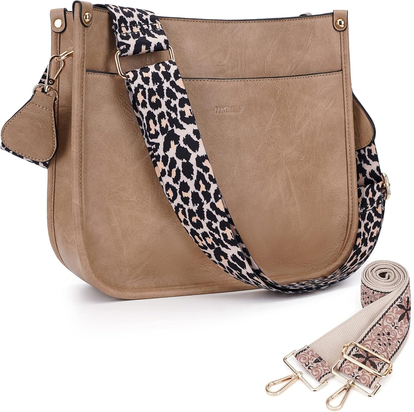Trendy Vegan Leather Crossbody Bags for Women with Adjustable Straps