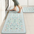 KIMODE Comfort Anti Fatigue Mats for Kitchen Floor, Boho Style