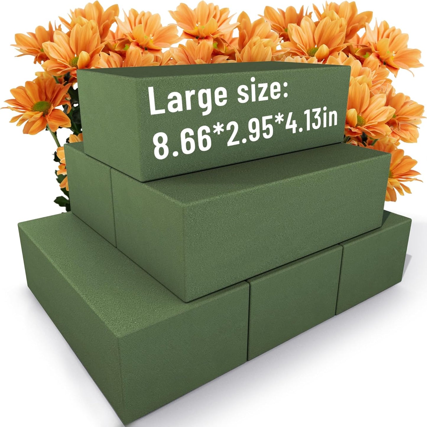 Large Floral Foam Blocks for Artificial Flowers and Crafts