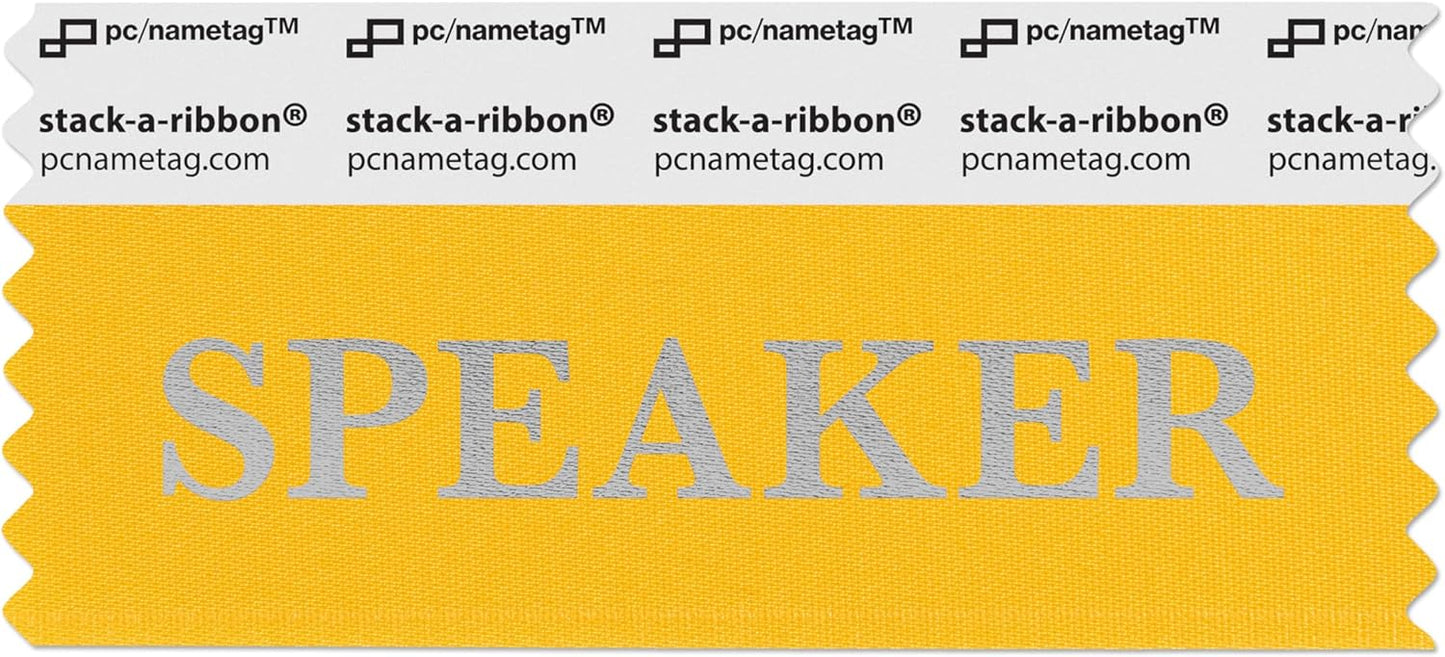 Speaker Badge Ribbons for Quick Identification at Events