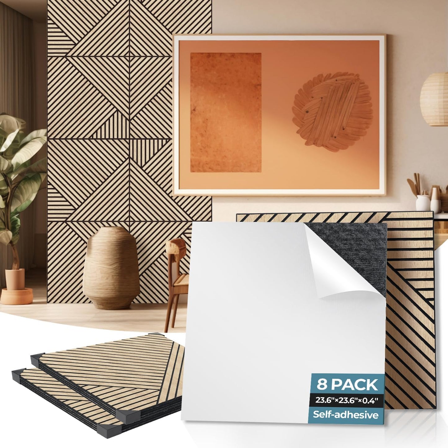 AKUMAX Soundproof Wood Wall Panels for Effective Noise Control