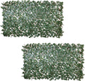 Artificial Expandable Ivy Leaf Privacy Fence Screen - Double Sided